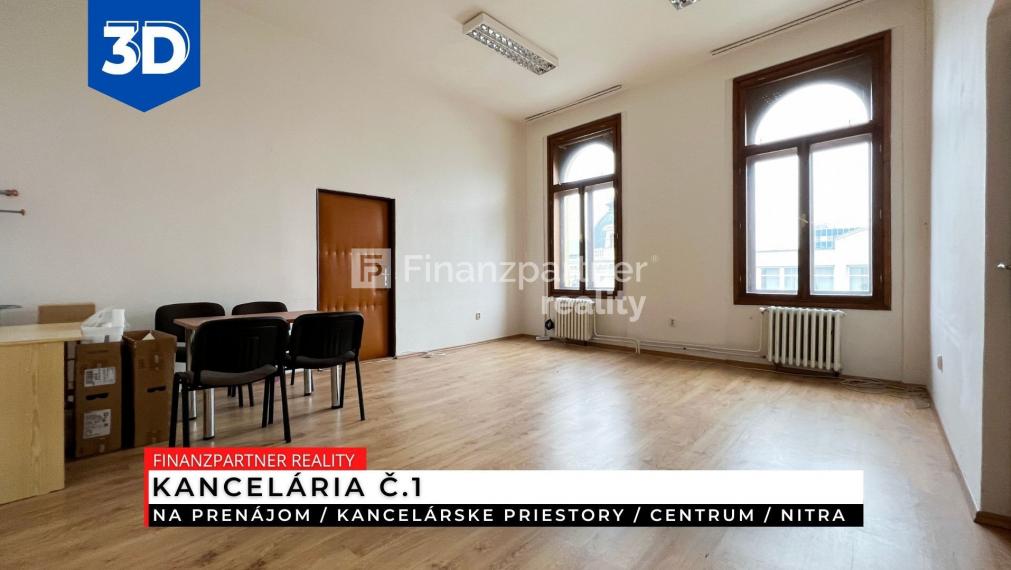 Prenájom - 2 kancelárske priestory, Centrum, Nitra