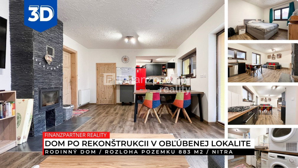 Rodinný dom po rekonštrukcii, Staré Mesto, Nitra + 3D