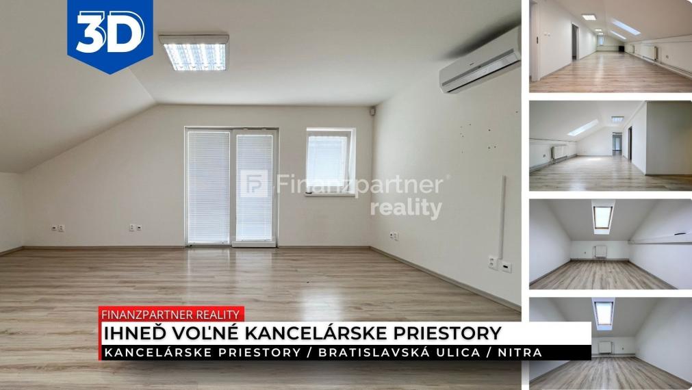 Prenájom - kancelárske priestory, Bratislavská, Nitra