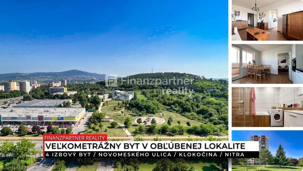 4 izbový byt po rekonštrukcii, Novomeského ulica, Nitra