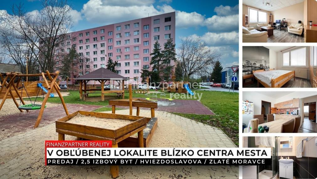 2,5 izbový byt 59 m2, Centrum, Zlaté Moravce
