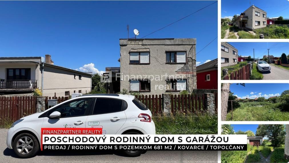 Rodinný dom s pozemkom 681 m², Kovarce, Topoľčany