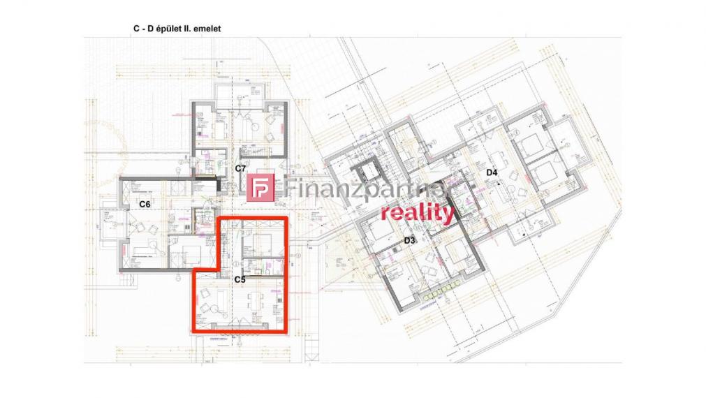 (F020-112PEFU) Veľký 2-izbový investičný byt (C5/C) v meste Pannonhalma