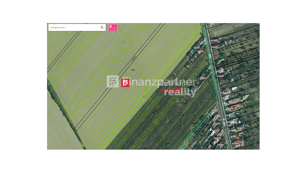 Na predaj pozemok na ulici SNP (2939 m2), Michalovce