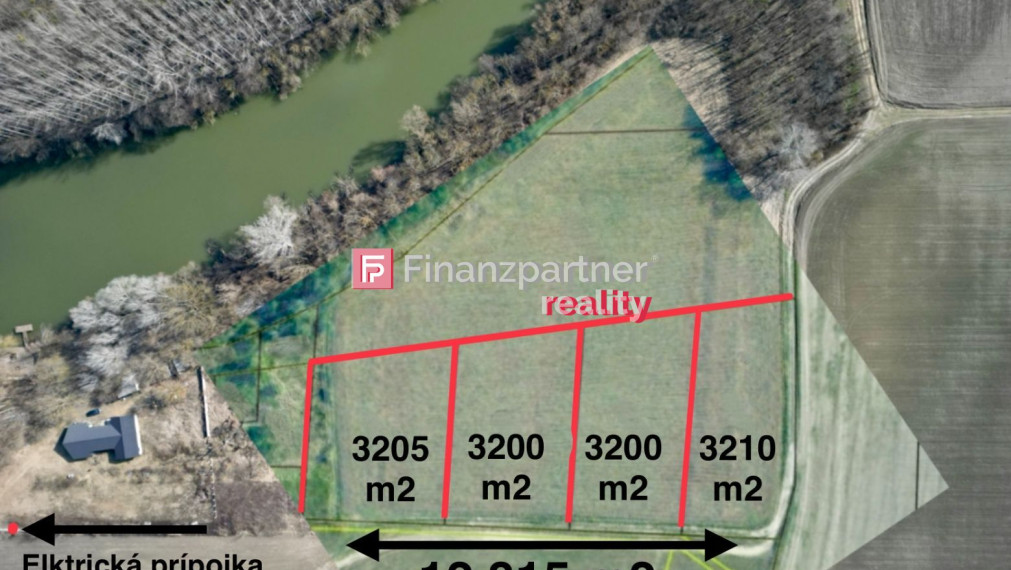 Na predaj pozemok pri brehu Malého Dunaja