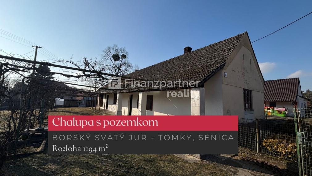 VÝHODNÁ CENA chata - chalupa, Borský Svätý Jur, Senica + 3D