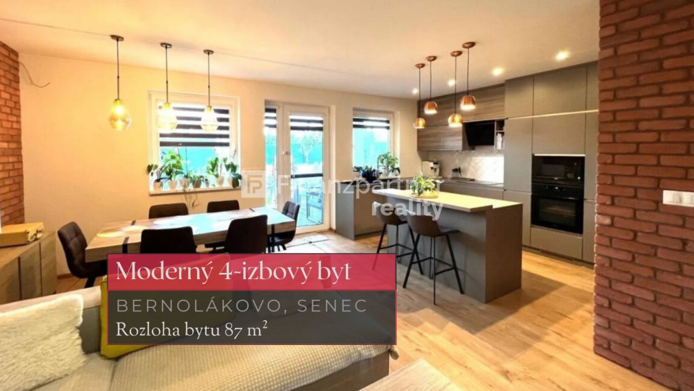 4 izbový byt v rodinnom dome, TOP stav, Bernolákovo, Senec