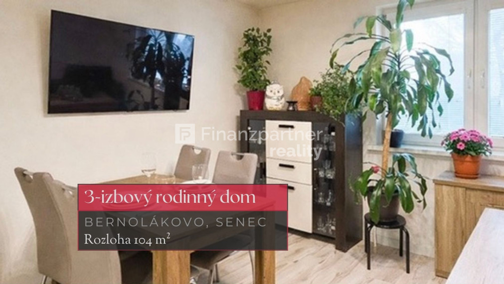 Zrekonštruovaný 3 izbový rodinný dom, Bernolákovo, Senec