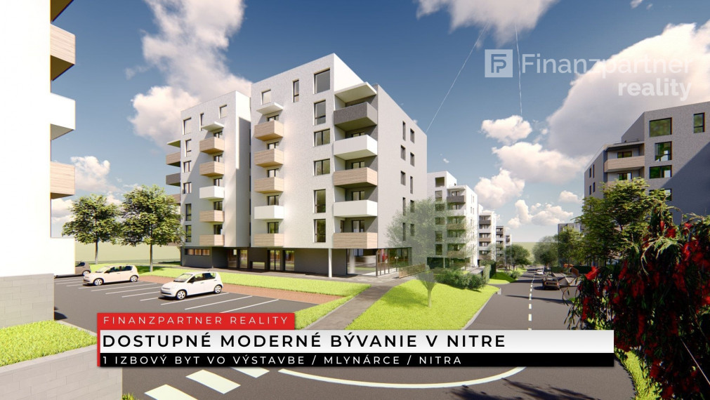 1 izbový byt 32,40 m2, Mlynárce, Nitra