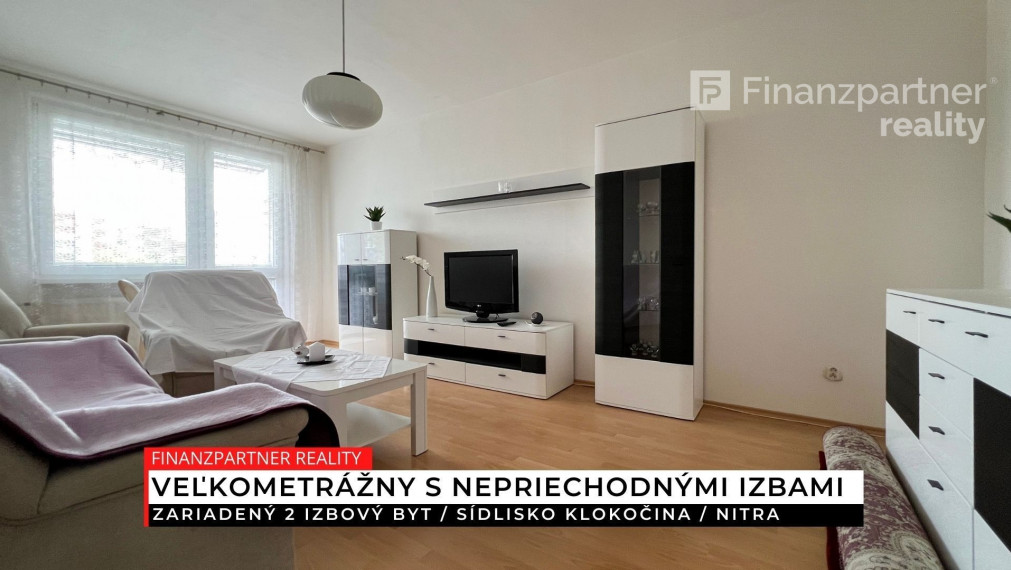 Neaktuálne - Prenájom - zariadený 2 izbový byt, Klokočina, Nitra