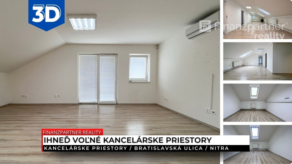 Prenájom - kancelárske priestory, Bratislavská, Nitra