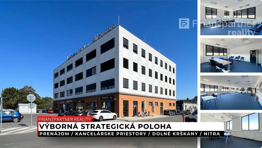 Prenájom - kancelárske priestory až 745 m2, Novozámocká, Dolné Krškany, Nitra