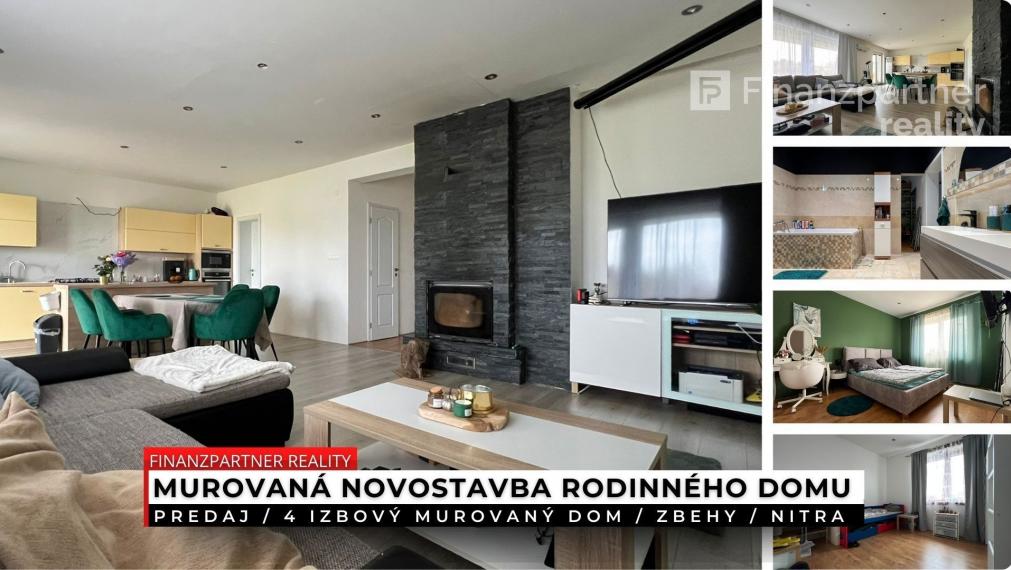 4 izbová novostavba s pozemkom, Zbehy, Nitra
