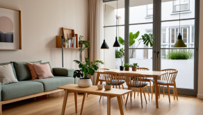 Vizualizácia obývacej časti