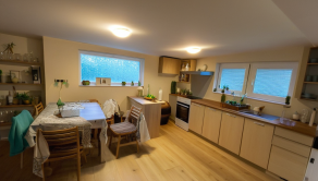 Kuchyňa pred rekonštrukciou.