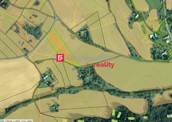 Pozemok Látky - Čechánky