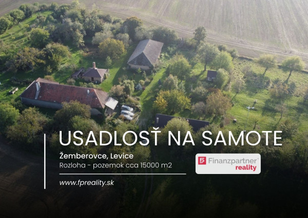 Usadlosť, pozemok 15000 m², Žemberovce, Levice