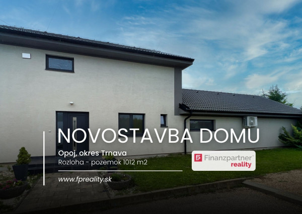 Rodinný dom s pozemkom 1012 m², Opoj, Trnava