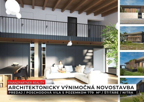 Architektonicky výnimočná vila - novostavba, Štitáre, Nitra