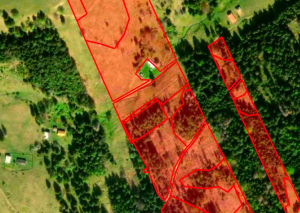 Veľký stavebný pozemok 6+ ha so stavebným povolením