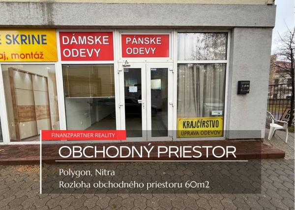 Prenájom - Obchodný priestor, Polygon, Nitra