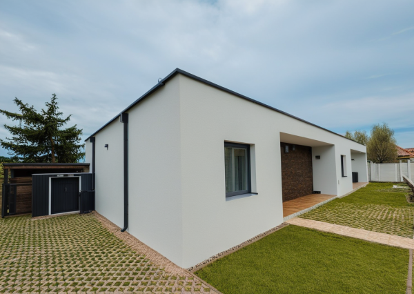 SUPER CENA!  PREDAJ : Nízkoenergetická novostavba  v modernom kompexe – zariadený 3-izbový dom s nákladmi do 100 €