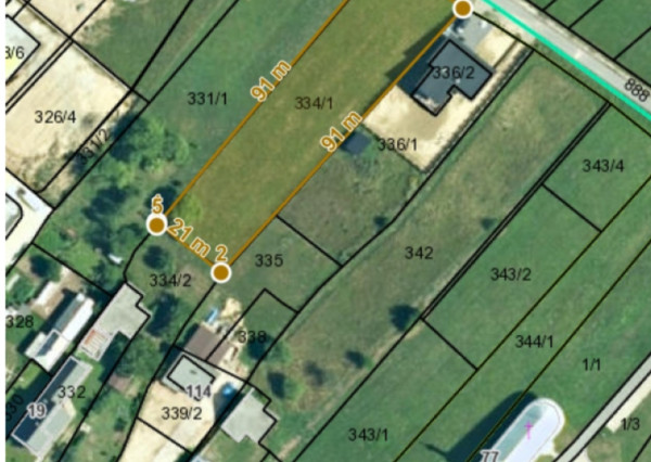 Na predaj slnečný pozemok v obci Nižný Orlík