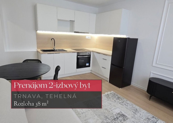 Prenájom 2 izbový byt v meste Trnava, Tehelná ulica