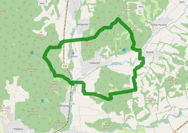 Stavebný pozemok UDAVSKÉ