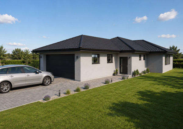 Novostavba domu s dvojgarážou, pozemok 803 m², Blahová