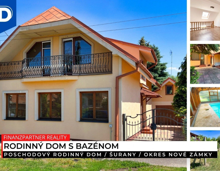 Poschodový rodinný dom s bazénom, Šurany, Nové Zámky