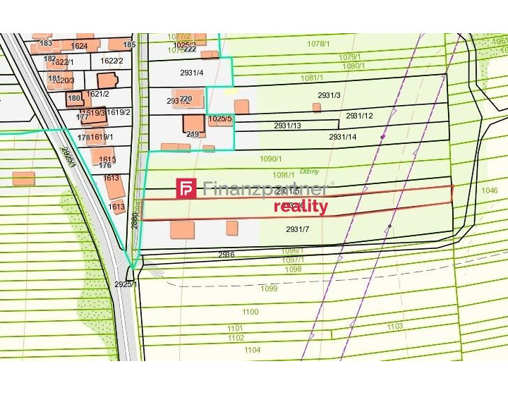 Pozemok v Petrovanoch šírka 11,5m x dĺžka 175m možnosť dokúpiť zvlášť aj vedľajší (F499-14-ANM)