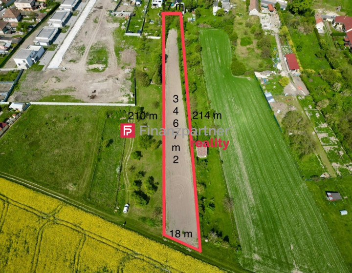 Na predaj stavebný pozemok o rozlohe 3467 m2