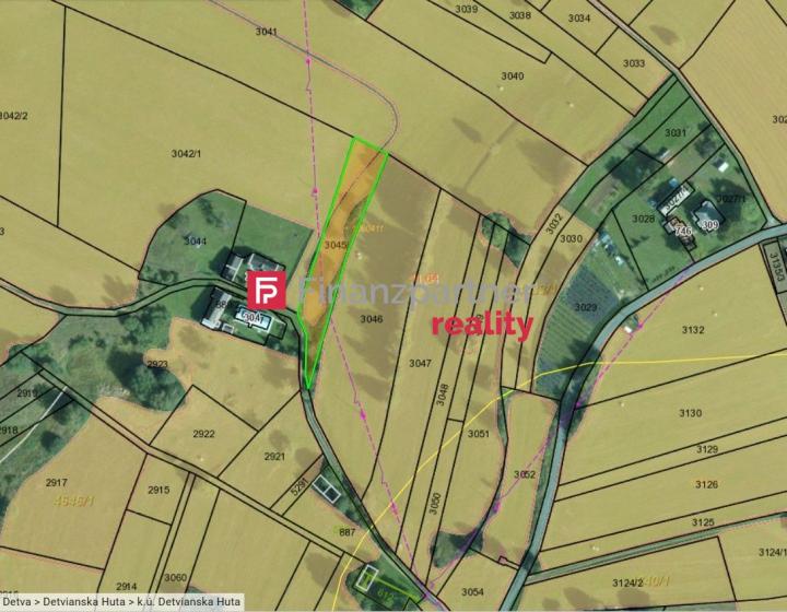 Pozemok Detvianska Huta - Bratkovica