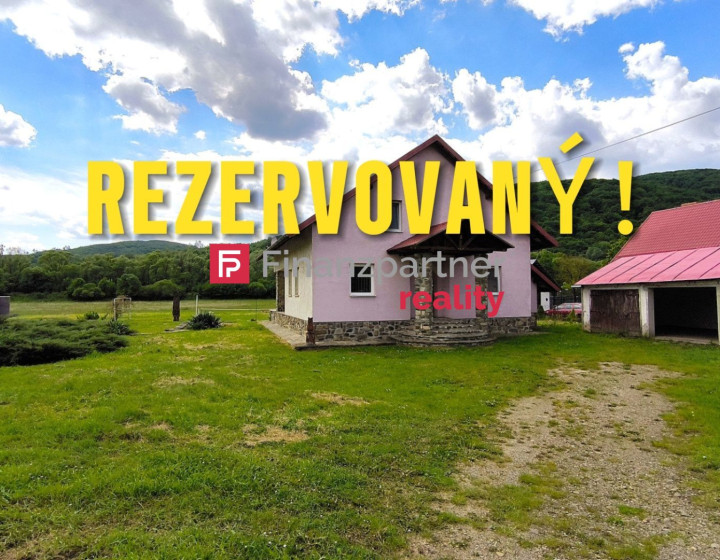 !rezervovaný RODINNÝ DOM S POZEMKOM SNOV V CENTRE ČABÍN