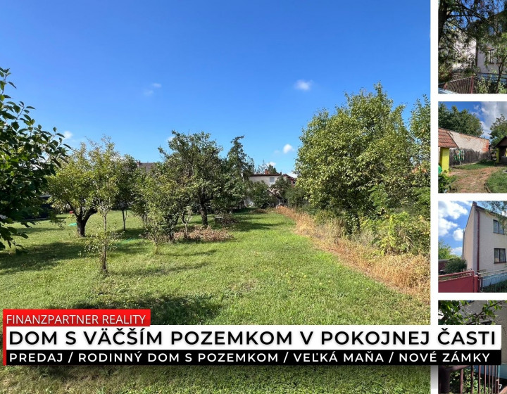 Poschodový dom s pozemkom 1406 m², Veľká Maňa, Nové Zámky