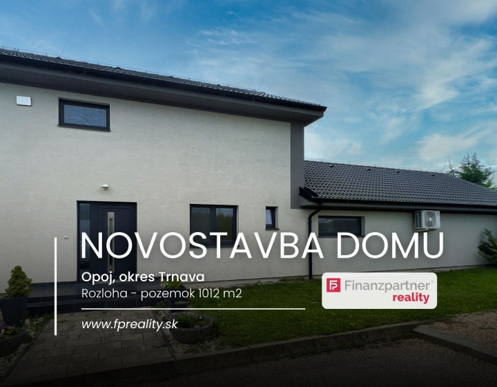 Rodinný dom s pozemkom 1012 m², Opoj, Trnava