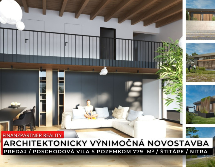 Architektonicky výnimočná vila - novostavba, Štitáre, Nitra