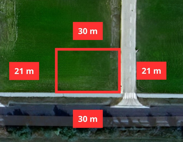 Ideálny stavebný pozemok 630 m², Čermany okres Topoľčany