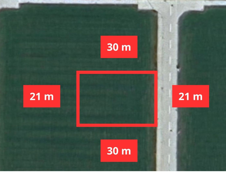 Exkluzívný stavebný pozemok 630 m², Čermany okres Topoľčany