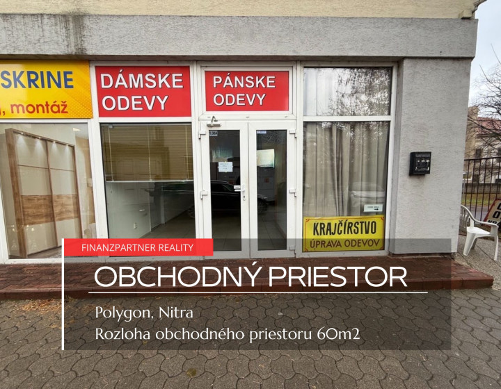 Prenájom - Obchodný priestor, Polygon, Nitra