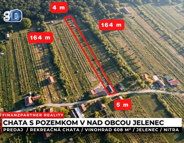 Chata s pivnicou a vinicou v krásnej oblasti Jelenec