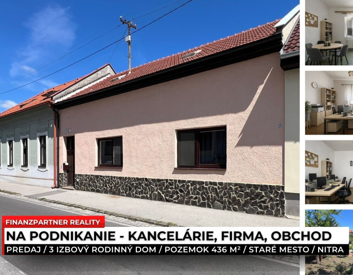 Na podnikanie - kancelárie, sídlo firmy, obchod, Nitra