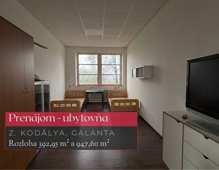 Prenájom, ubytovacie priestory - ubytovňa, Galanta + 3D