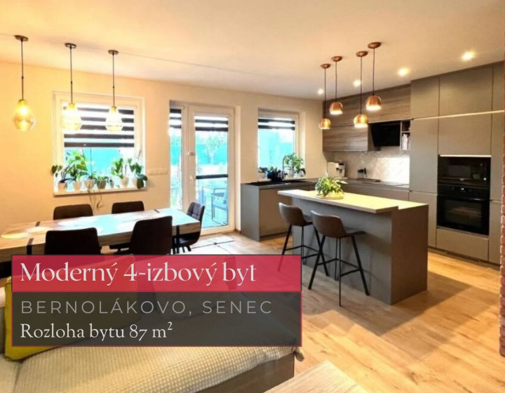 4 izbový byt v rodinnom dome, TOP stav, Bernolákovo, Senec