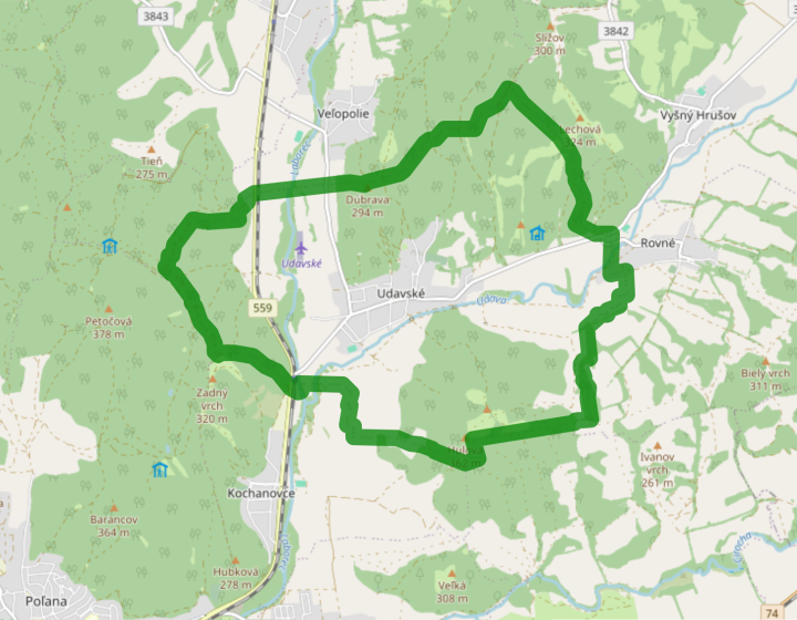 Stavebný pozemok UDAVSKÉ