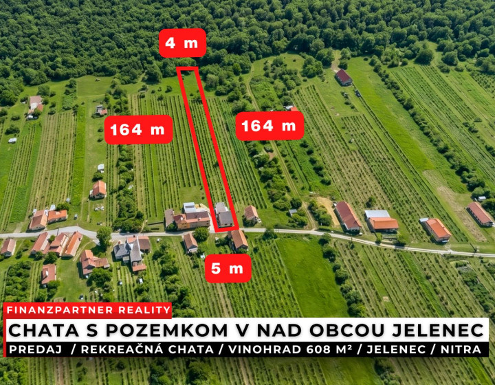 Chata s pivnicou a vinicou v krásnej oblasti Jelenec