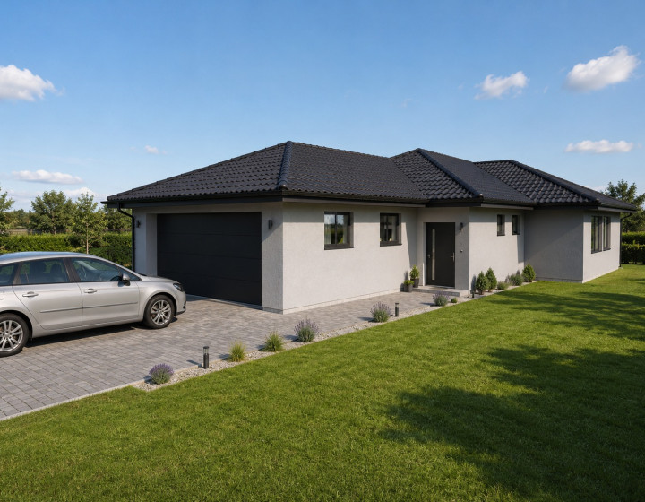 Novostavba domu s dvojgarážou, pozemok 803 m², Blahová