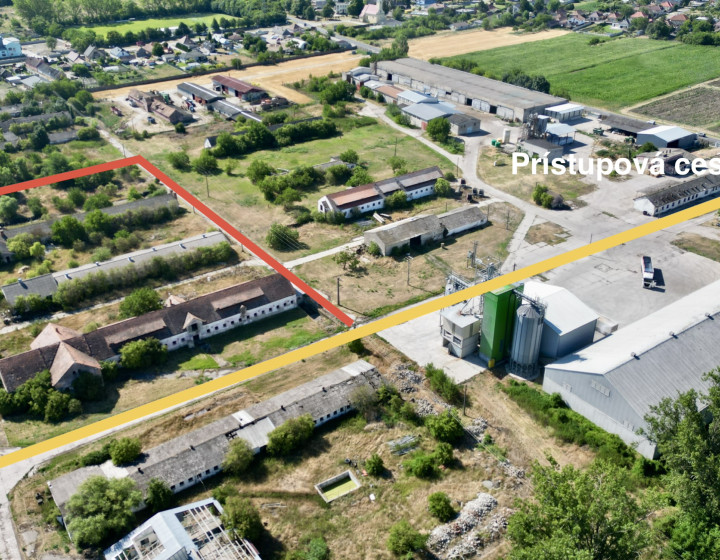 Na predaj priemyselný areál s výrobnými budovami Vydrany