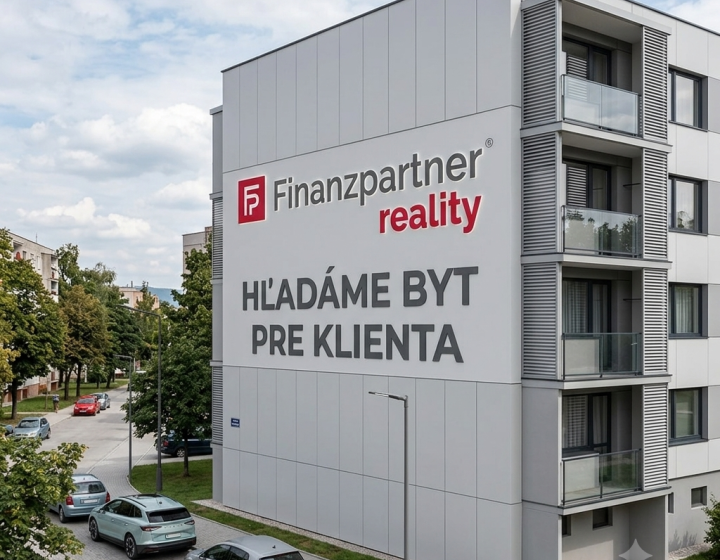 Hľadáme pre konkrétneho klienta dvojizbový byt v Trebišove